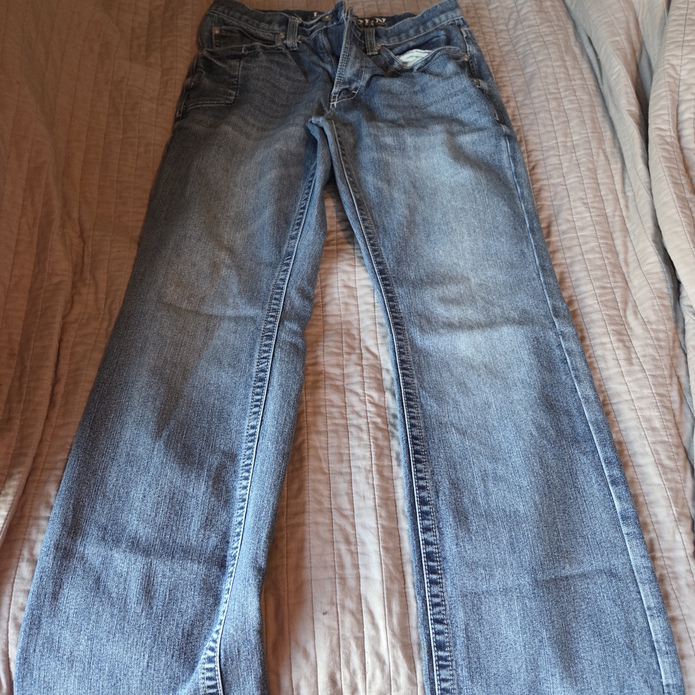 Men's Blue Bootcut Jeans